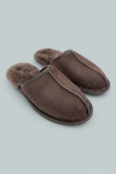 Scuff Mule Slippers - Dusted Cocoa - 11 - Mules