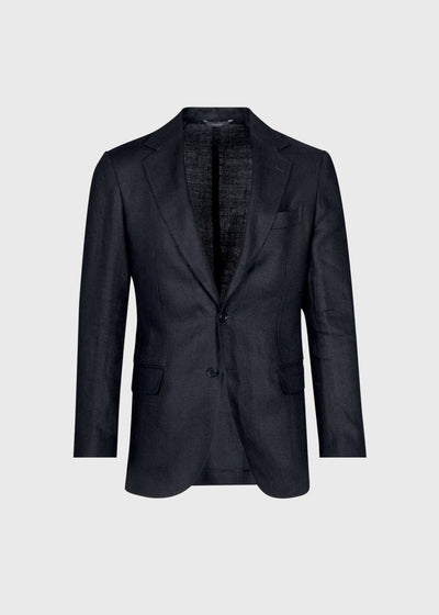 Linen Two - Black - Blazer