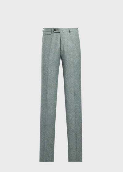Shetland Wool Dress Trouser - Seafoam Green - Trouser