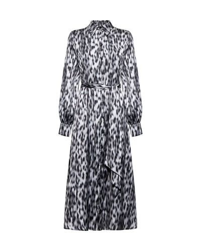 Shirt Dress With Belt - Fantasy - Dresses