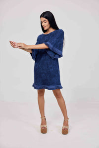 Sari Mini dress - navy