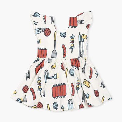 Short Sleeve Let’s Dance Dress - Grilling Season - 0-6m - Dresses