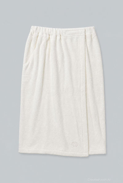 SN Logo Wrap Towel - Ivory - OS - Bath Towel