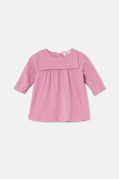 Soft Knit Baby Dress - Pink - 6M - Dresses
