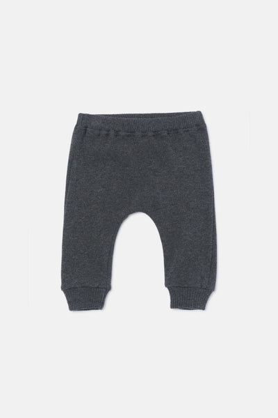 Soft Knit Baby Pants - Dark Grey - 6M - Pants