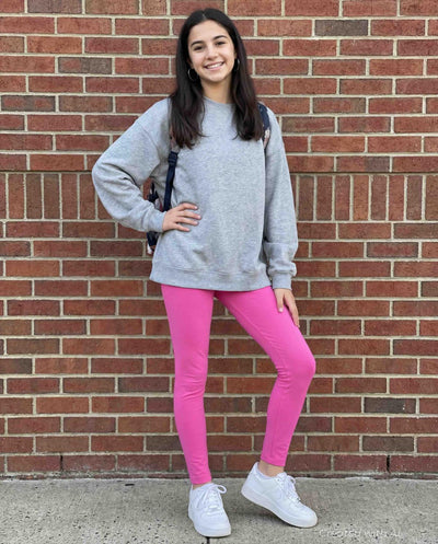 Solid Leggings - Carousel Pink - Leggings