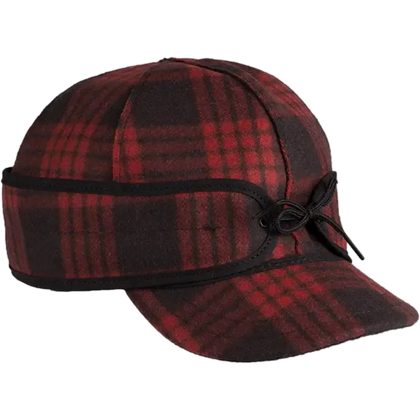 Millie Cap - Black/Red Tartan - FINAL SALE - Cap