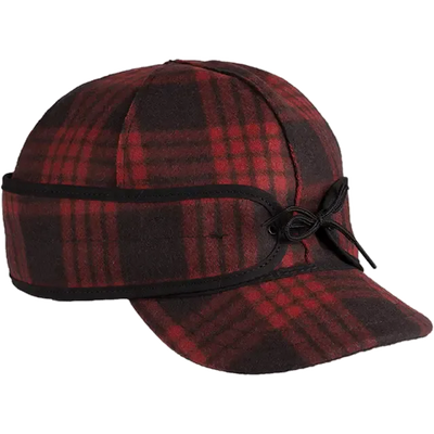 Millie Cap - Black/Red Tartan