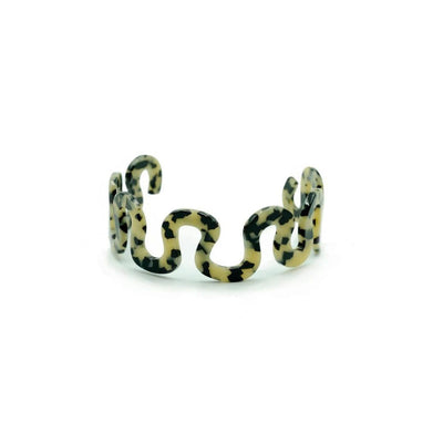 Squiggle Choker in Tortoise - One Size - Necklace