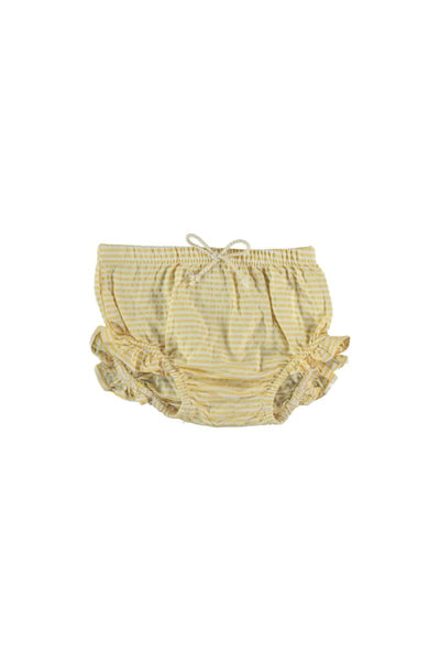 Striped Baby Bloomers - Yellow - 3M - Bloomer