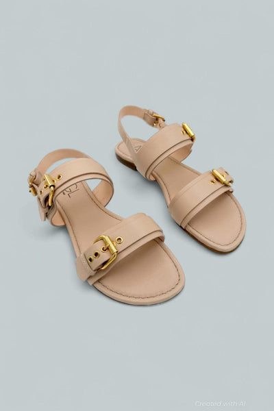 Summer Multi Buckled Sandals - Ghibli/Ghibli - EU 39.5 - Sandals