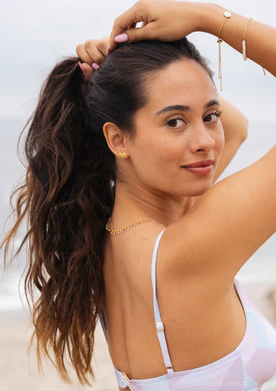Sun Studs ~ Salty Pendants - 925 Sterling - One Size - Earrings