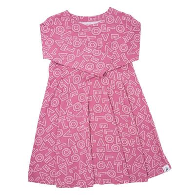 Swirly Girl Dress - All You Need Is Love French Rose - Dresses