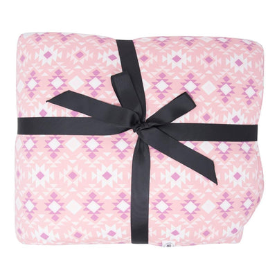 Quilted Blanket - Aztec Pink