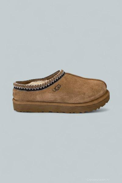 Tasman II Slippers Chestnut - Brown - 8 UK - Slip-On