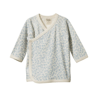 Kimono Jacket - Daisy Belle Blue Print - FINAL SALE - Shirt