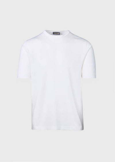 Silk Short Sleeve T-Shirt - White