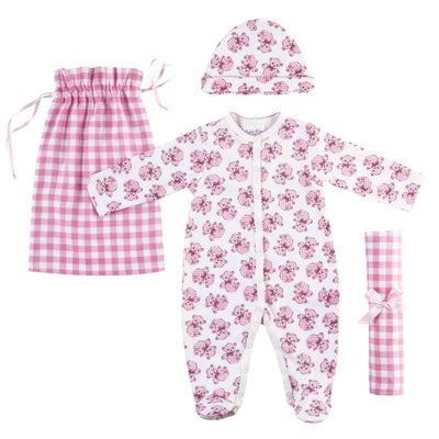 Teddy New Arrival Set - Pink - Footies