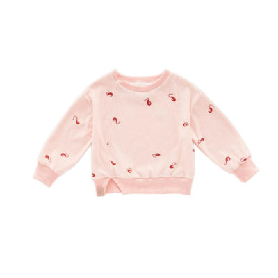 Terry Sweatshirt - Pink - Sweatshirt