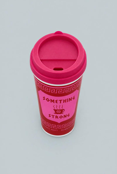 Something Strong Mug - Pink