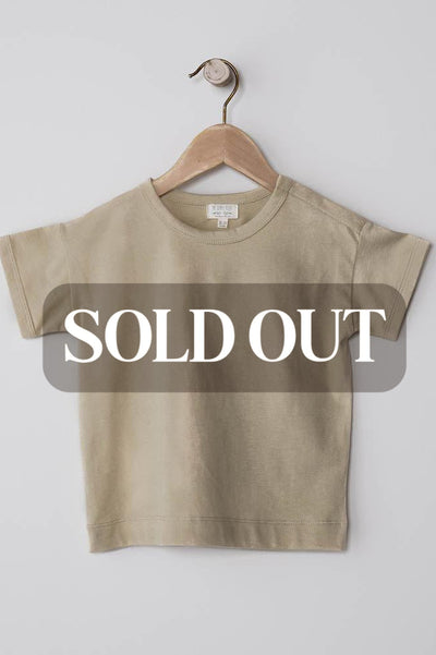 The Boxy Tee - Sand - T-shirt