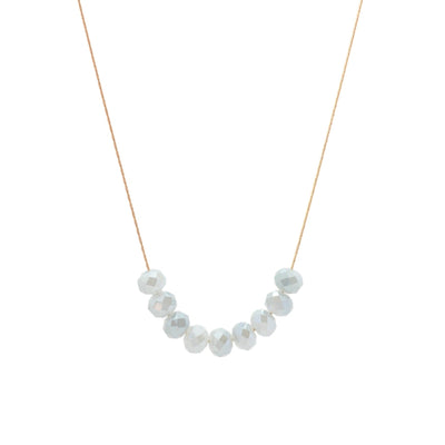 The Glims ~ Gray - 18K Gold - One Size - Necklace