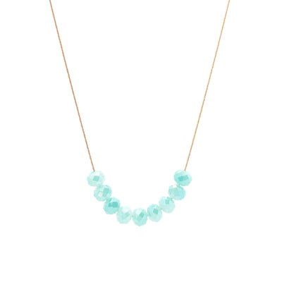The Glims ~ Turquoise - 18K Gold - One Size - Necklace