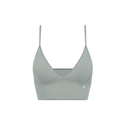 The TENCEL™ Seamless Bralette - Storm Grey - Bra