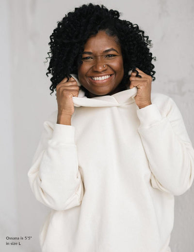 The Women’s Relaxed Hoodie - Natural - Hoodie
