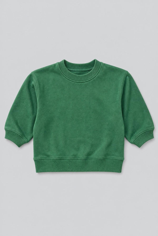 Crew Neck Sweatshirt - Kelly Green