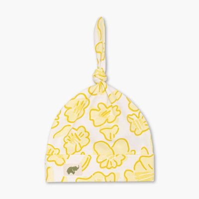 Top Knot Cap - Daffodil Delight - 0-6m - Knot Hat