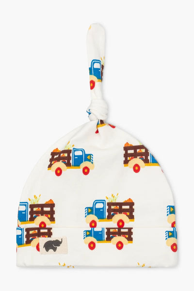 Top Knot Cap - Harvest Truck - 0-6m - Knot Hat