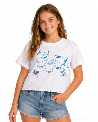 TS Bracelet Crop Big Kids - Ivory - Crop Top