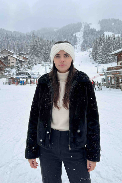 Turban Hat - Off White - OS - Headband