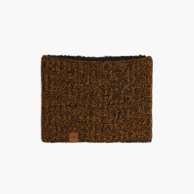 Tweed Neck Warmer - Melange Amber & Black - FINAL SALE - Scarf