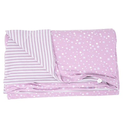 Twin Duvet Cover - Purple Stars - OS - Duvet Cover