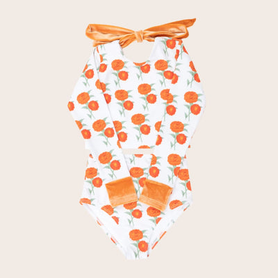 Two Piece Long Sleeve - Naples Floral - Two Piece Swim