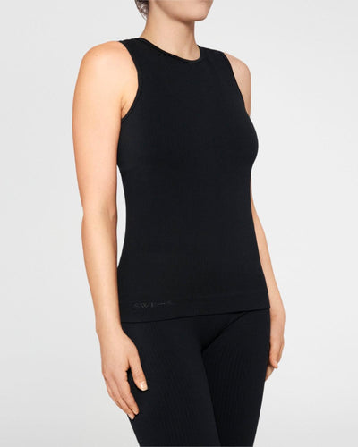 Tyra Top Rib Top - Black - Tank Top