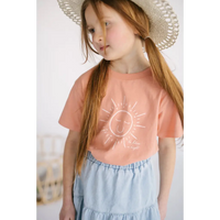 Future is Bright Kid’s Graphic T-Shirt - Muted Clay