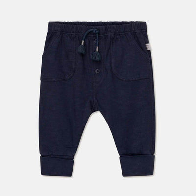 Slub Baby Pants - Dark Blue - FINAL SALE