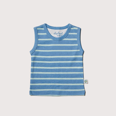 Sleeveless Vest - River Stripe