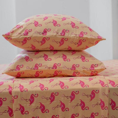 Pillow Case - Flamingo Peach