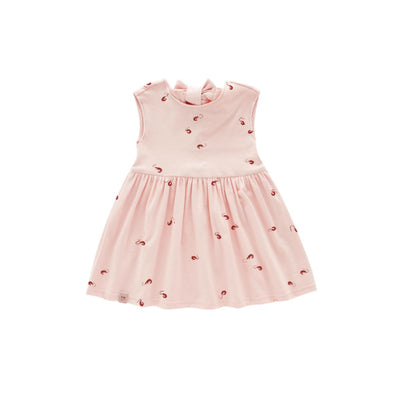 Fit & Flare Jersey Dress - Pink