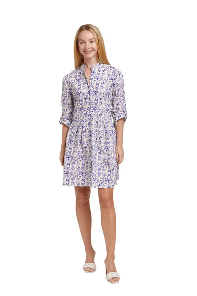 Cammie Dress - Indigo Botanica