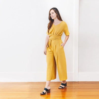 The Isabel Jumpsuit - Saffron