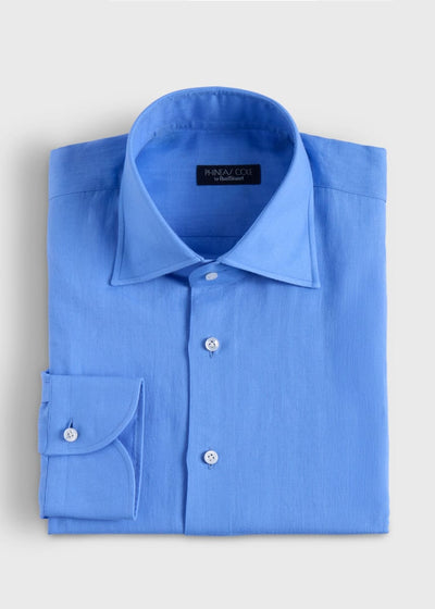Linen Soft Shirt Geneva - Blue