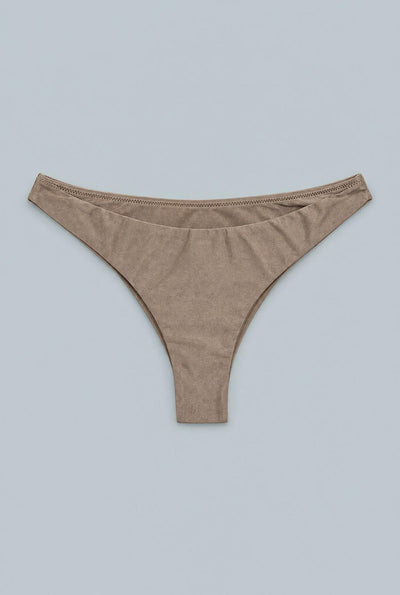 Low Rise Bikini Bottoms - Tan