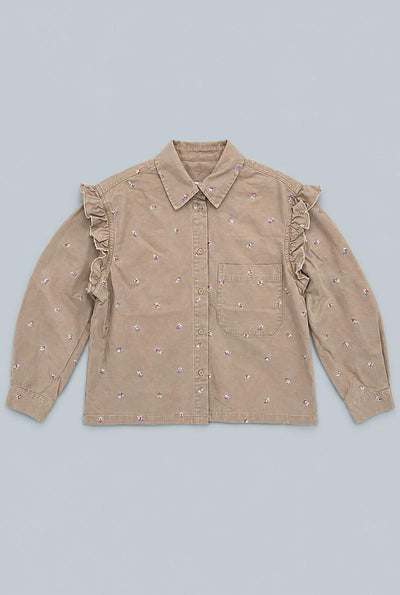 Magnolia Shirt Jacket - Tan