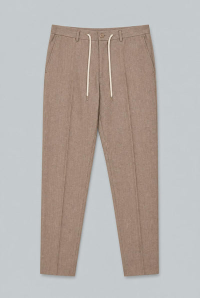 Phineas Cord Drawstring Elastic Waist - Camel