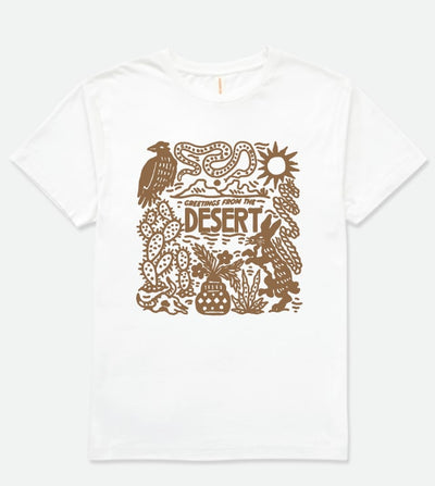 Desert Greetings Unisex Tee - White